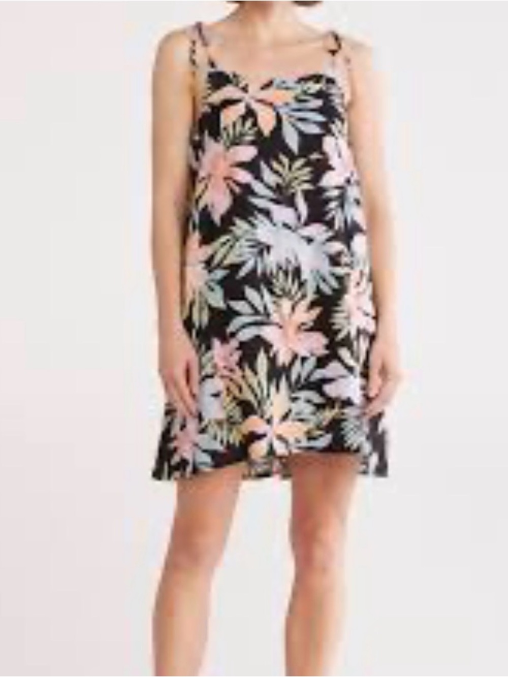 Billabong  Floral Halter Dress/ cover up Golden Hour NWT